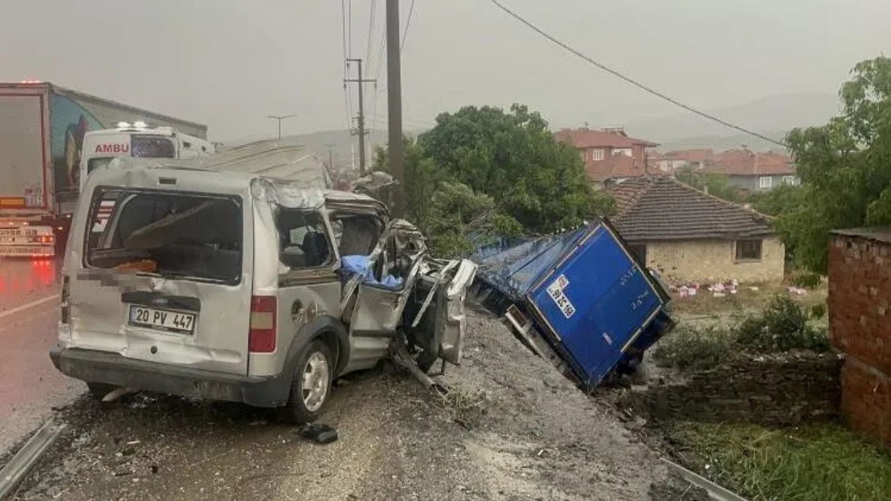 Manisa'da Feci Kaza1