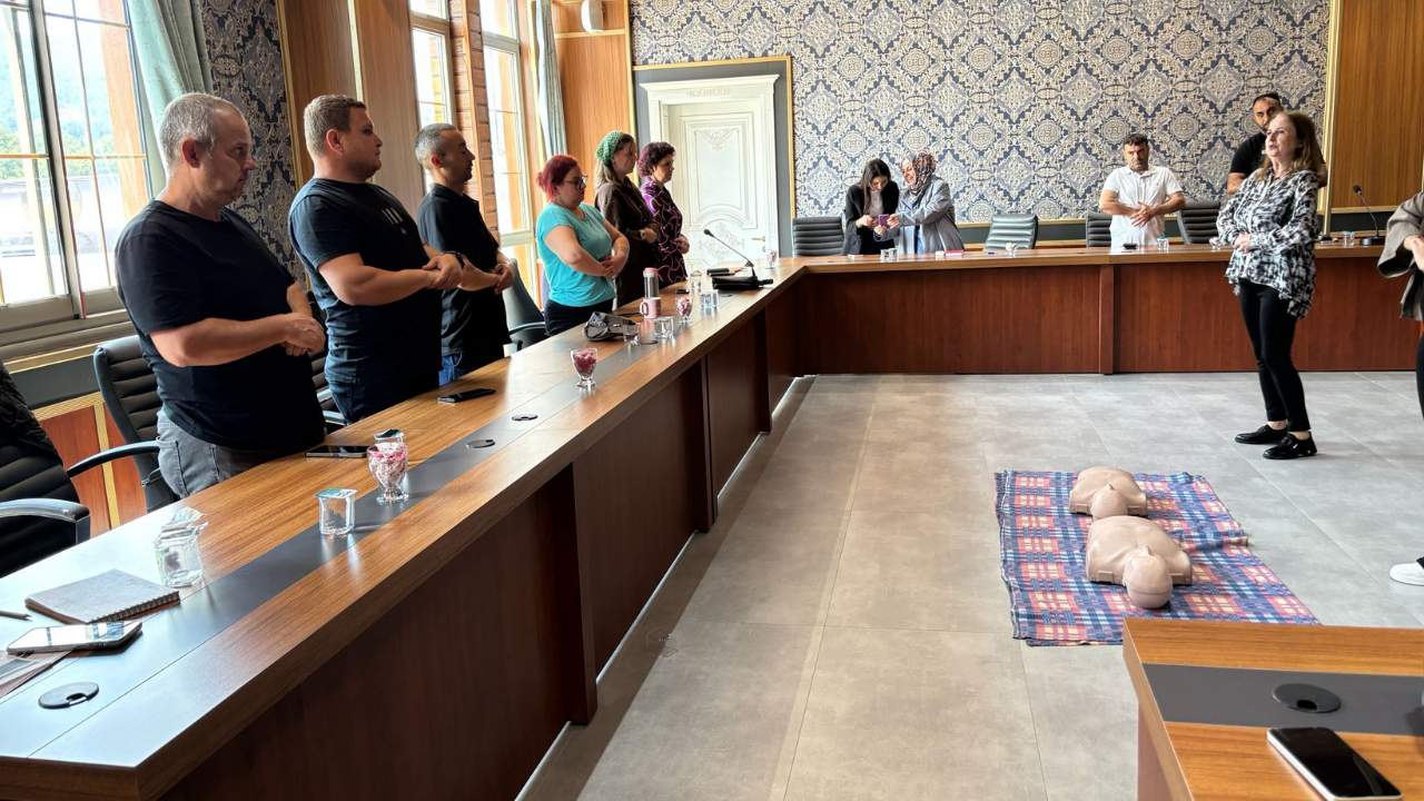 Yunusemre’de Personel Ilkyardım Eğitimi Aldı