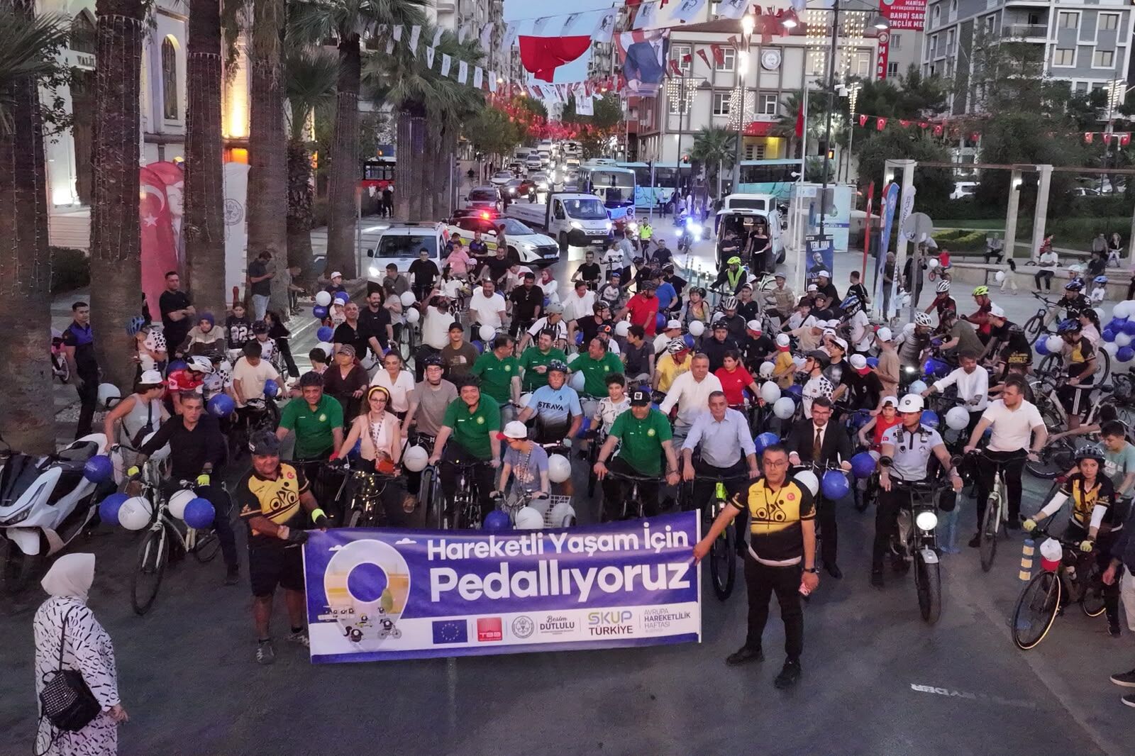 Başkan Dutlulu, Avrupa Hareketlilik Haftası’nda Manisalılarla Pedal Çevirdi (5)