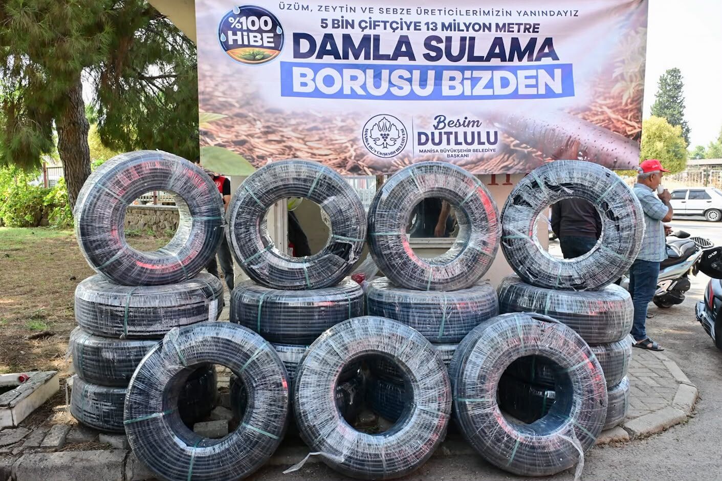 Büyükşehir’den Salihli’de 500 Üreticiye Damlama Sulama Desteği (12)