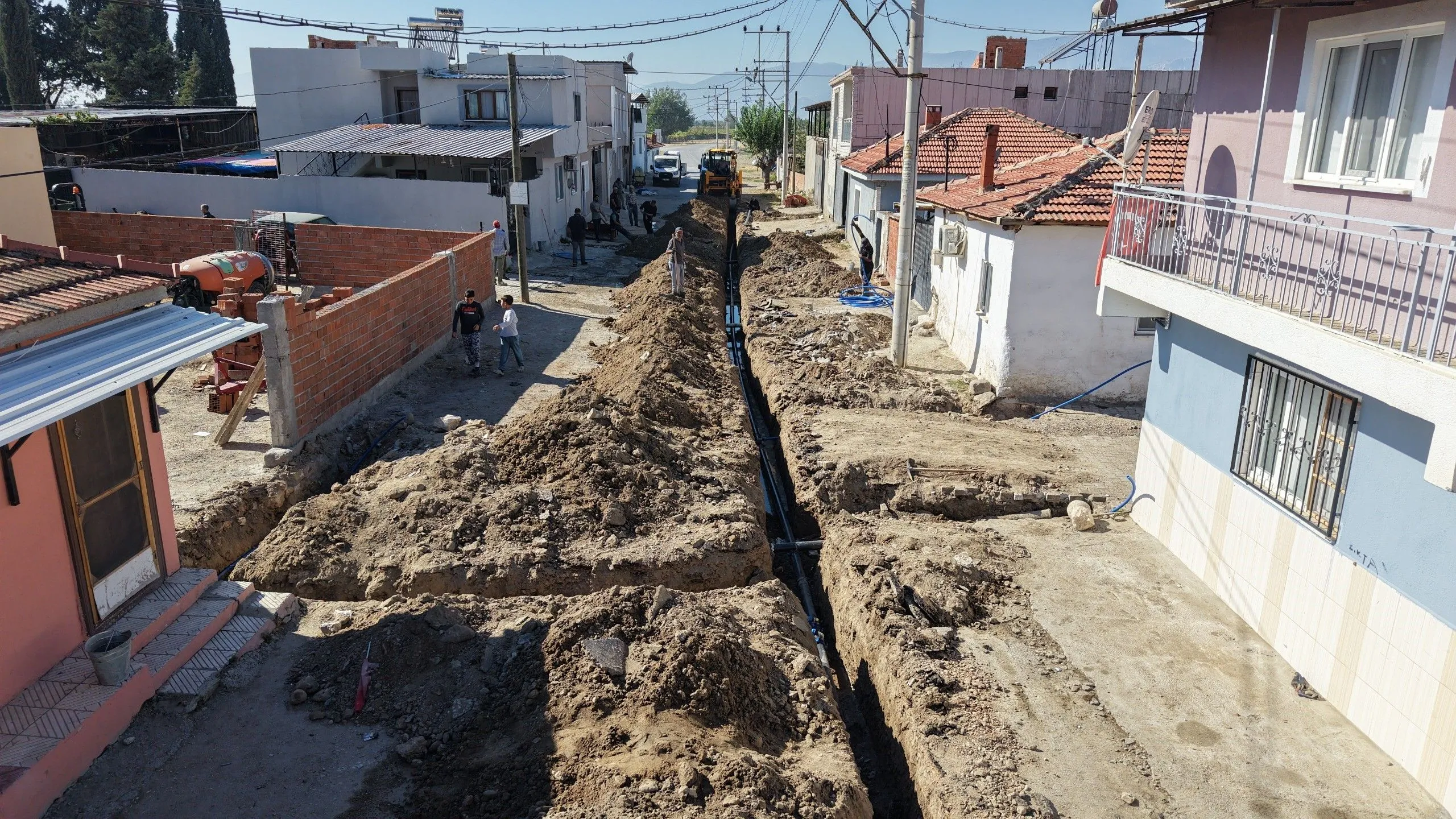 Manisa Yeşilköy’de 40 yıllık su altyapısı sorunu giderildi